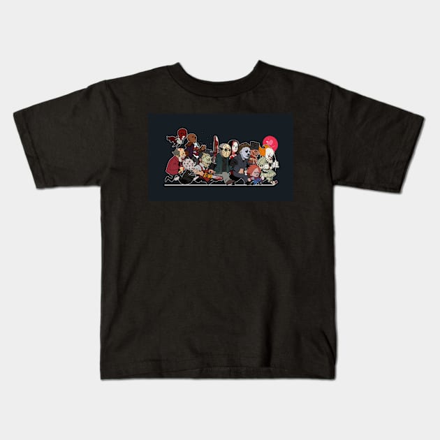 HALLOWEEN FAMILY Kids T-Shirt by COOLKJS0